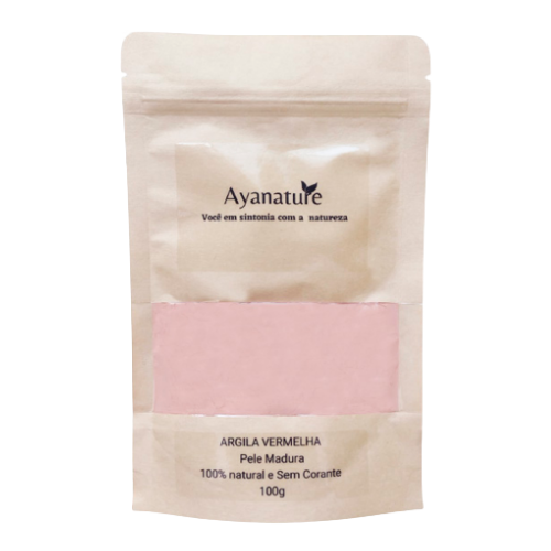 Argila Vermelha 100g