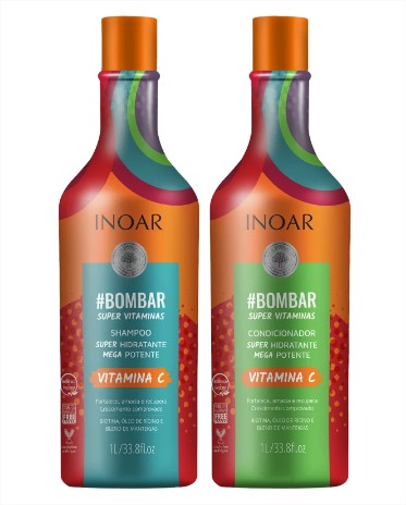 Kit Bombar Shampoo + Condicionador 1litro Inoar