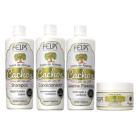 Kit Completo Felps Cachos 4 Produtos  Shampoo + Condicionador + Máscara+  Gelatina Fixadora