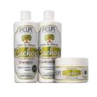 Kit Felps Professional Cachos Azeite de Abacate Trio para cabelos cacheados