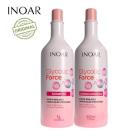 Kit Shampoo 1L + Condicionador 800ml Glycolic Force Inoar