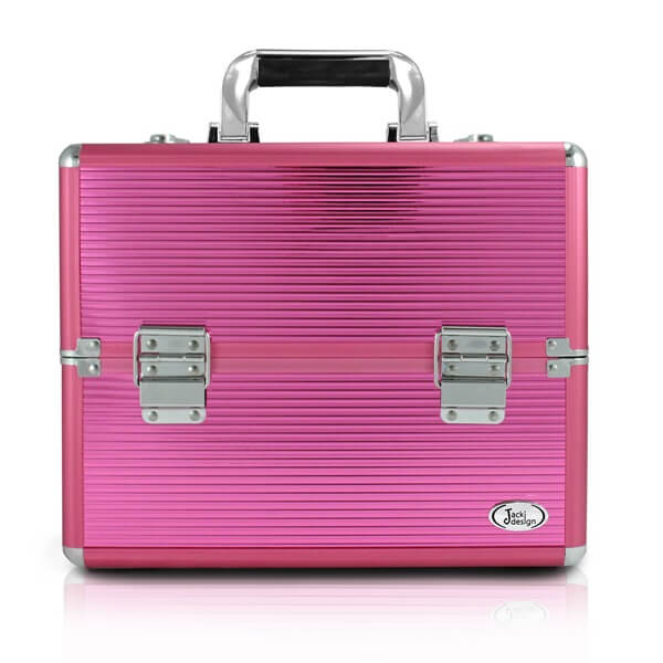 Maleta Profissional Maquiagem Média Pink