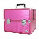 Maleta Profissional Maquiagem Média Pink