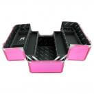 Maleta Profissional Maquiagem Média Pink