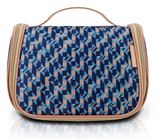 Necessaire de Viagem - Classic Azul ZigZag