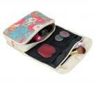Necessaire de Viagem Estampada Miss Douce Bege Floral